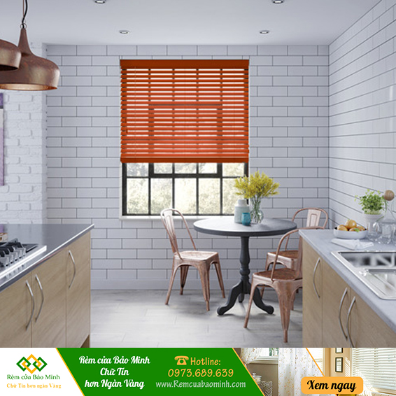 Mành gỗ treo cửa giá rẻ hãng pilano mã b005