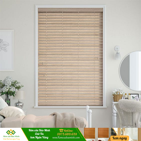 Rèm cửa nhựa giả gỗ gracehome mã msj508