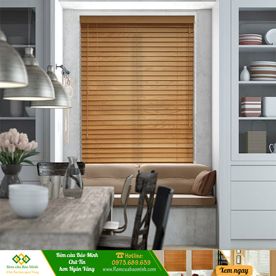 Rèm cửa bằng gỗ bách hãng gracehome mã msj072