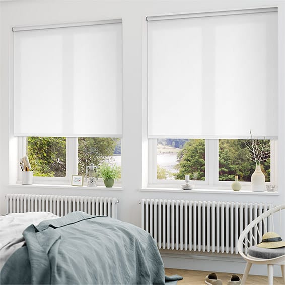 Rèm cuốn vải nỉ trơn cao cấp star blinds c501