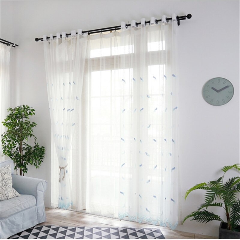 Rèm vải voan đẹp trang trí mã rt13